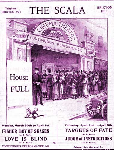 Brixton's first Cinema; although the frontage remains (this was the camping shop and more recently the South Beach club) most of the auditorium was demolished and the space now occupied by Hermes House.